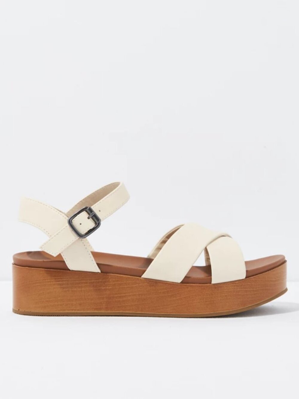 American Eagle Cross Strap Platform Wedge Size 11 Sandals